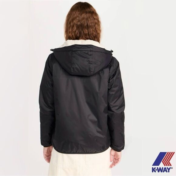 K-Way **NWT** Le Vrai 3.0 Claude Orsetto Unisex Jacket in Black Pure - Picture 4 of 12